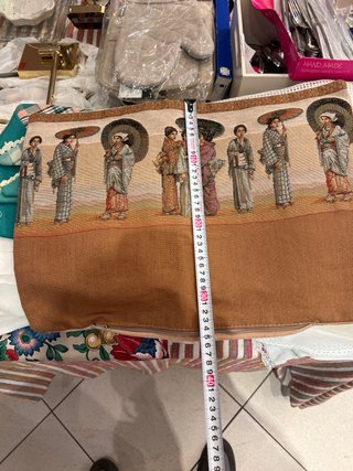 Funda de almohada con diseño de geishas