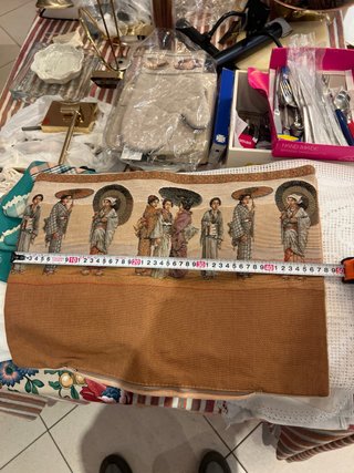 Funda de almohada con diseño de geishas