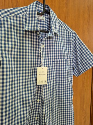 Camisa Pedro del Hierro Talla S Cuadros Azul