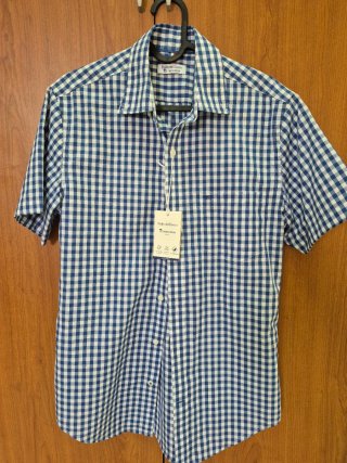 Camisa Pedro del Hierro Talla S Cuadros Azul