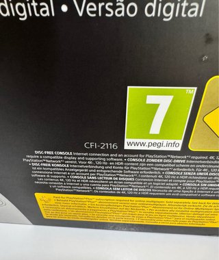 PlayStation 5 Digital Edition Chasis E
