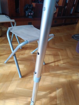 Mesa plegable con 4 sillas