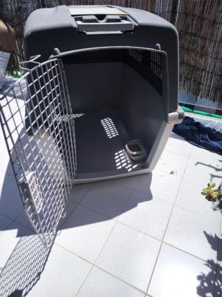 Caseta transportín perro grande