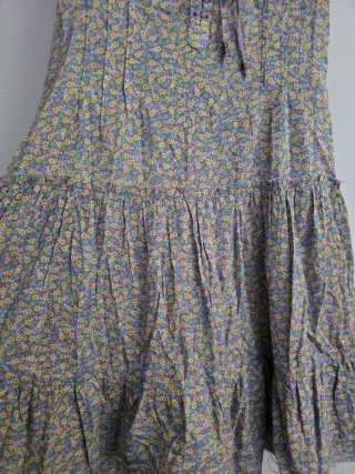 Vestido floral multicolor con lazada