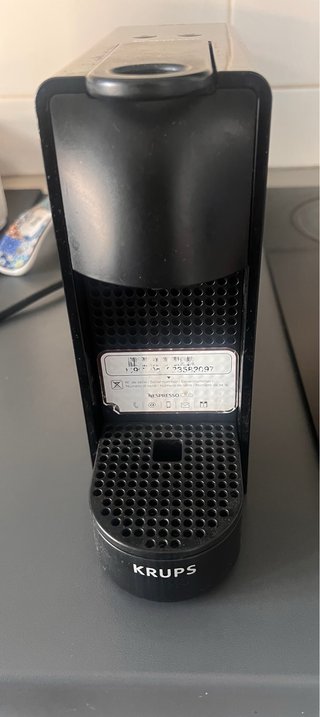 Cafetera Nespresso Krups Negra