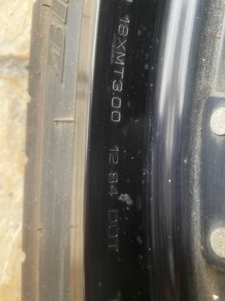 Rueda Honda CBX con piñón