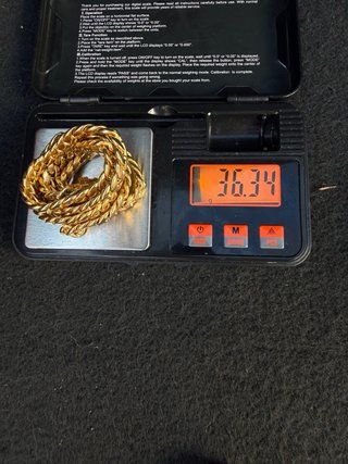 Cadena Cubana Oro 18k
