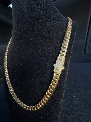 Cadena Cubana Oro 18k