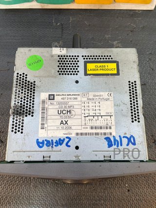 13255557 radio CD Opel Zafira B