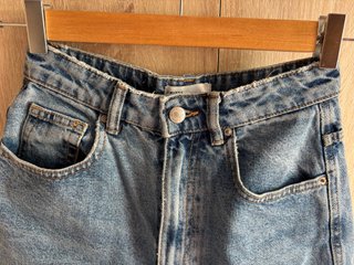 Zara shorts vaqueros tiro alto azul EUR 34