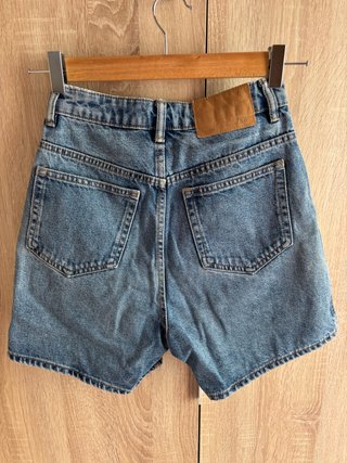 Zara shorts vaqueros tiro alto azul EUR 34
