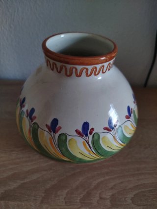 Florero Talaverano Cerámica Multicolor