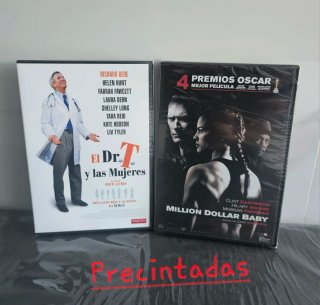 Lote 11 DVD's 9 Películas + 1 Miniserie
