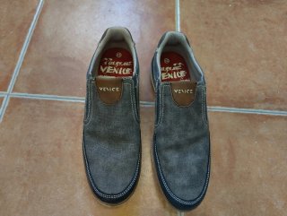 Zapatos Venice Hombre Azul/Gris