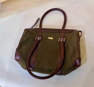 Borsa Boston Mini Gucci Marrone e Verde