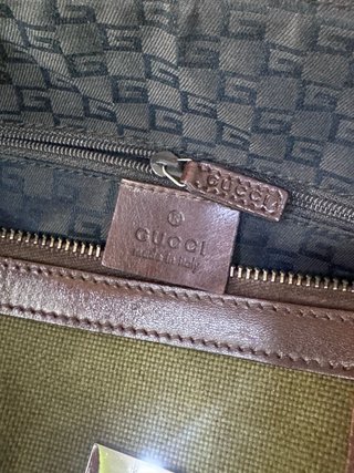 Borsa Boston Mini Gucci Marrone e Verde