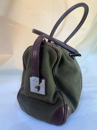 Borsa Boston Mini Gucci Marrone e Verde