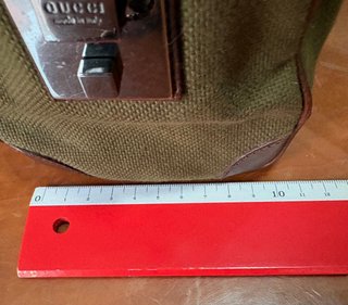 Bolso Boston Mini Gucci Marrón y Verde
