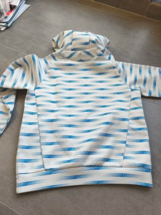 Sudadera Nike Rayas Azules y Blancas