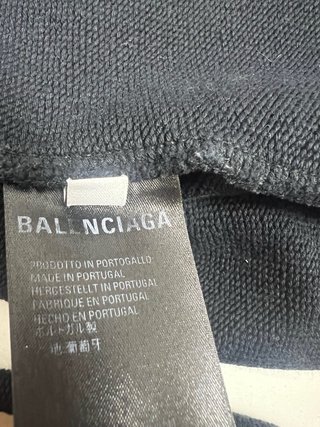 Sudadera Balenciaga Negra Multicolor Logo