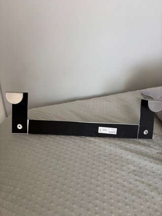 Perchero puerta IKEA acero inoxidable
