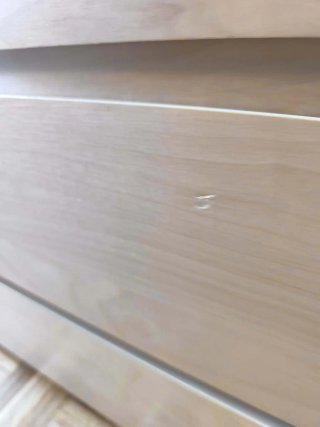 Cajonera cómoda Malm Ikea beige