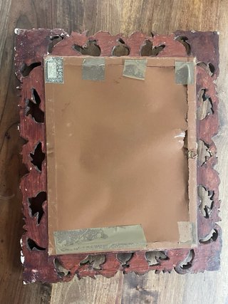 Quadro con cornice barocca dorata