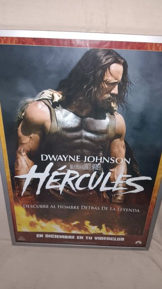 Póster Hércules Dwayne Johnson Enmarcado