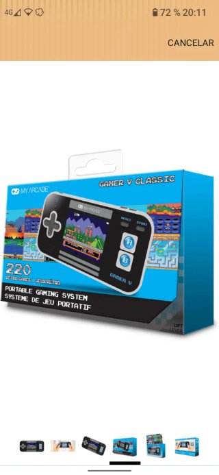 Consola My Arcade Gamer V Retro Negra 220 juegos