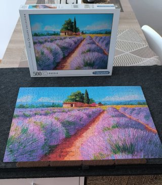 Puzzle Clementoni 500 Piezas Campo Lavanda