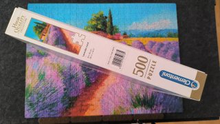 Puzzle Clementoni 500 Piezas Campo Lavanda