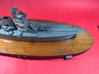 Maqueta Barco Militar WWII Madera