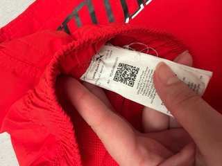 Pantalones cortos bañador Puma rojos Talla S