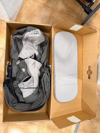 Carro silla y capazo Bebé Cybex Priam Gris