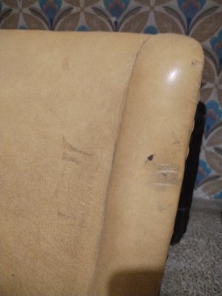 Silla vintage beige