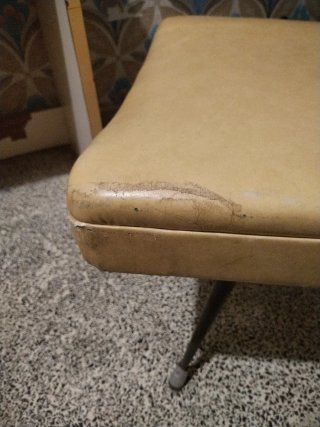 Silla vintage beige