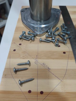 4 Patas de acero inoxidable para mesa