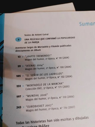 Lote de comics mortadelo