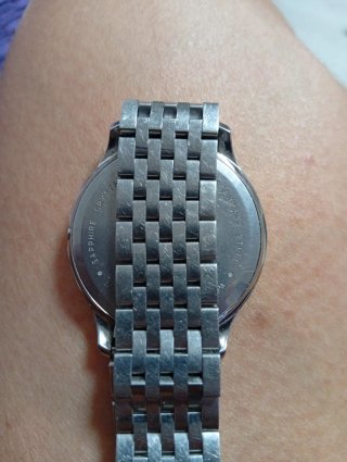 Reloj Tissot Negro y Plateado