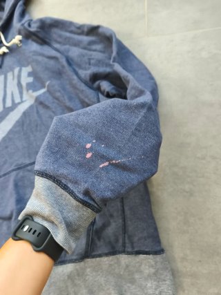 Sudadera Nike Talla L Azul y Gris