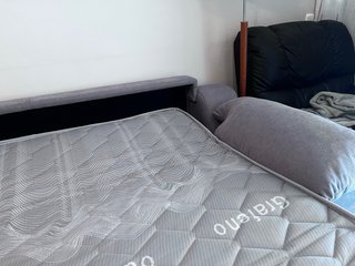Sofá Cama Italiano Gris Tela