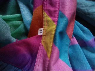 Vestido/Bata Vintage Celso García Multicolor
