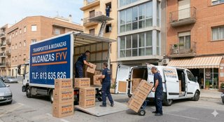 MUDANZAS Camión con Plataforma Elevadora