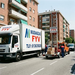 MUDANZAS Camión con Plataforma Elevadora