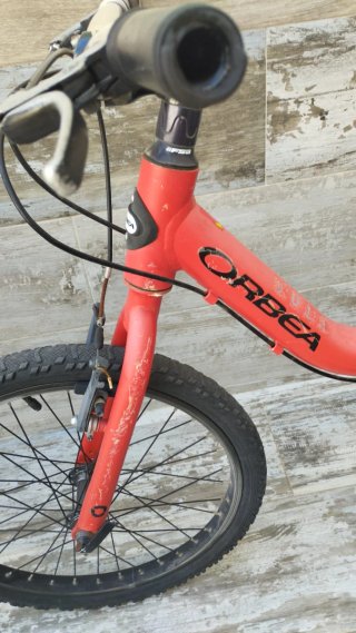 Bicicleta Orbea infantil roja