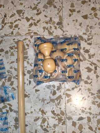 Barras de cortina de madera