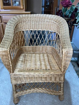 SILLÓN DE MIMBRE