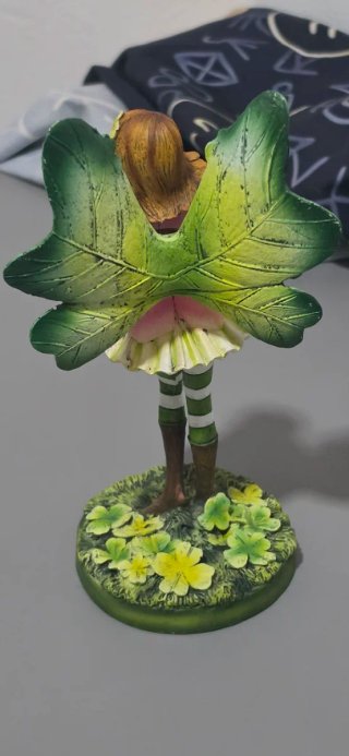 Figura Hada Verde Trébol