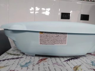 Bañera bebé SMYK azul