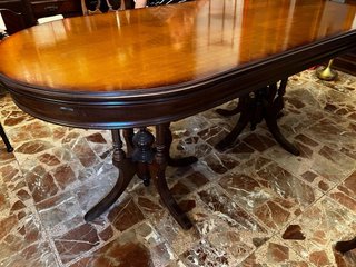 Mesa comedor extensible madera